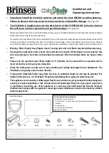 Brinsea ChickSafe Advance Installation And Operating Instructions Manual предпросмотр