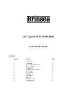 Предварительный просмотр 1 страницы Brinsea OCTAGON 10 User Instructions