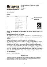 Brinsea TLC-40 Eco User Instructions предпросмотр