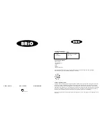 BRIO BR892RC User Manual preview