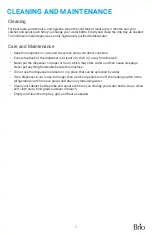 Preview for 9 page of BRIO CL520CV Instruction Manual