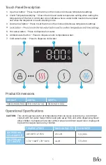 Предварительный просмотр 5 страницы BRIO CLBL720SC Instruction Manual