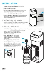 Предварительный просмотр 6 страницы BRIO CLBL720SC Instruction Manual