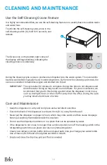 Предварительный просмотр 10 страницы BRIO CLBL720SC Instruction Manual