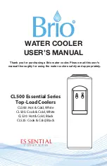 Предварительный просмотр 1 страницы BRIO Essential CL500 Series User Manual