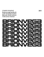 Brionvega BV1 Instruction Manual preview