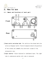 Предварительный просмотр 9 страницы Brise Audio TSURANAGI User Manual