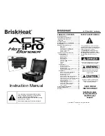 Preview for 1 page of BriskHeat ACR 3 MiniPRO Hot Bonder Instruction Manual