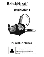 BriskHeat BRISKAIRSP-1 Instruction Manual предпросмотр