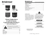 BriskHeat DHCH Series Instruction Manual предпросмотр