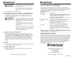 Preview for 20 page of BriskHeat DHCH Series Instruction Manual