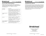 Предварительный просмотр 20 страницы BriskHeat FGDH Instruction Manual