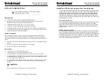 Preview for 3 page of BriskHeat FGH Custom Series Instruction Manual