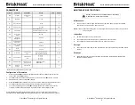 Preview for 4 page of BriskHeat HL101 Series Instruction Manual