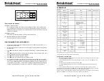 Preview for 9 page of BriskHeat HL101 Series Instruction Manual