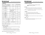 Preview for 15 page of BriskHeat HL101 Series Instruction Manual