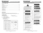 Preview for 18 page of BriskHeat HL101 Series Instruction Manual