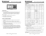 Preview for 20 page of BriskHeat HL101 Series Instruction Manual