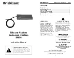 BriskHeat SREH Instruction Manual предпросмотр