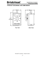Предварительный просмотр 5 страницы BriskHeat TP0 Series Instruction Manual