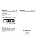 Preview for 8 page of BriskHeat X2 Benchtop Instruction Manual