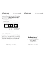 Preview for 24 page of BriskHeat X2 Benchtop Instruction Manual