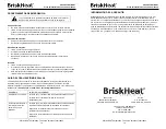 Preview for 8 page of BriskHeat XtremeFLEX BSAT Series Instruction Manual