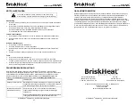 Preview for 16 page of BriskHeat XtremeFLEX BSAT Series Instruction Manual