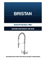 Предварительный просмотр 2 страницы Bristan Artisan Installation Instructions & User Manual