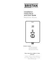 Bristan Bliss BL3105 B Installation Instructions And User Manual предпросмотр