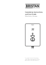 Bristan Bliss BL385 W Installation Instructions And User Manual preview