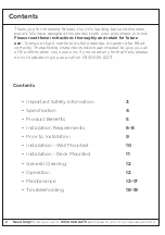 Предварительный просмотр 2 страницы Bristan H64DMT2 Installation Instructions And User Manual