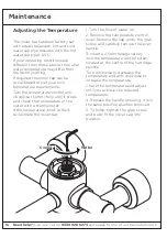 Предварительный просмотр 16 страницы Bristan H64DMT2 Installation Instructions And User Manual