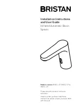 Bristan IRBS1-CP Installation Instructions And User Manual предпросмотр