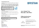 Bristan Java J SFSNK EF C Fitting Instructions & Contents List предпросмотр