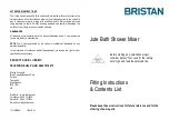 Предварительный просмотр 1 страницы Bristan Jute JU BSM C Fitting Instructions & Contents List