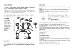 Предварительный просмотр 2 страницы Bristan Jute JU PBSM C Fitting Instructions & Contents List