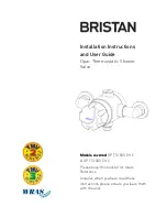 Bristan OP TS1503 CH C Installation Instructions And User Manual preview