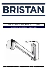 Bristan Pear Installation Instructions & User Manual предпросмотр