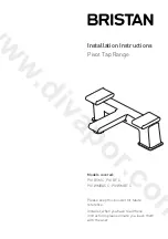 Bristan PIV BF C Installation Instructions Manual предпросмотр