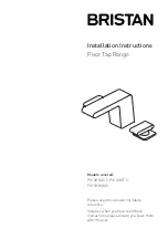 Предварительный просмотр 1 страницы Bristan Pivot PIV 3HBAS C Installation Instructions Manual