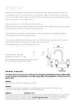 Предварительный просмотр 2 страницы Bristan Quest Deck Sink Mixer Installation Instructions & User Manual