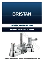 Bristan Value VAL BSM C CD Installation Instructions & User Manual предпросмотр