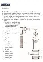 Предварительный просмотр 3 страницы Bristan W BASIN15 C Fitting Instructions & Contents List