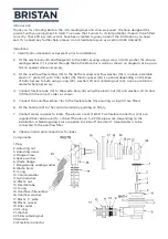 Предварительный просмотр 2 страницы Bristan WASTES W BATH09 C Installation Instructions & User Manual