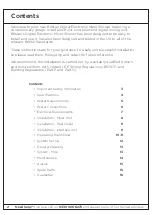 Preview for 2 page of Bristan WavePlus Dual Outlet Touchpad Installation Instructions And User Manual