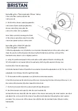 Предварительный просмотр 14 страницы Bristan Zing Safe Touch Bar Mixer Multi Mode Kit Installation Instructions & User Manual