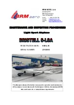 Preview for 1 page of BRISTELL S-LSA Maintenance And Inspection Procedures Manual