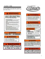 Preview for 6 page of BRISTERS CHUCK WAGON Operator'S Manual