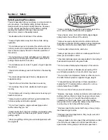 Preview for 7 page of BRISTERS CHUCK WAGON Operator'S Manual